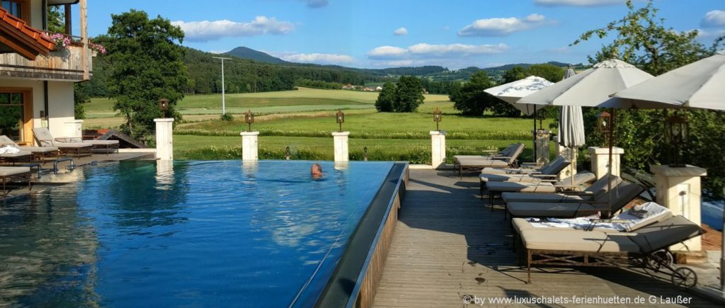 Bayern Wellnesshotel mit Infinity Pool in Deutschland